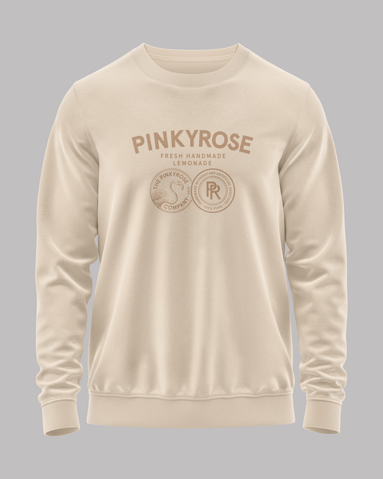 Pinkyrsose sweatshirt in natural white